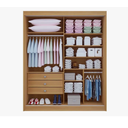 Ver imagem 4 de Guarda Roupa Atenas 2 Pts 100% MDF com Espelho D Doro