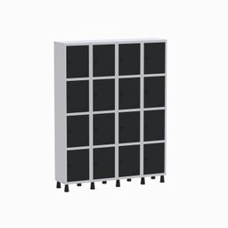 Armário Locker Guarda Volume Aço Light 16 portas 138x179,5cm - 2