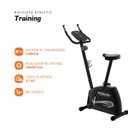 Ver imagem 3 de Bicicleta Athletic Training Vertical 8 Níveis Magnéticos 140kg Suportados Pedal Suave Monitor 11 Fun