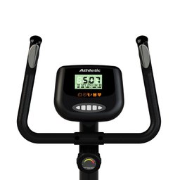 Bicicleta Athletic Training Vertical 8 Níveis Magnéticos 140kg Suportados Pedal Suave Monitor 11 Fun - 5