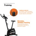 Ver imagem 5 de Bicicleta Athletic Training Vertical 8 Níveis Magnéticos 140kg Suportados Pedal Suave Monitor 11 Fun
