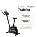 Ver imagem 2 de Bicicleta Athletic Training Vertical 8 Níveis Magnéticos 140kg Suportados Pedal Suave Monitor 11 Fun