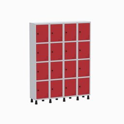 Armário Locker Guarda Volume Aço Light 16 portas 138x179,5cm - 2
