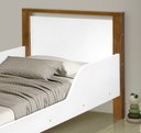 Ver imagem 5 de Cama Juvenil com Proteção Dos Lados Pes de Madeira Marrom