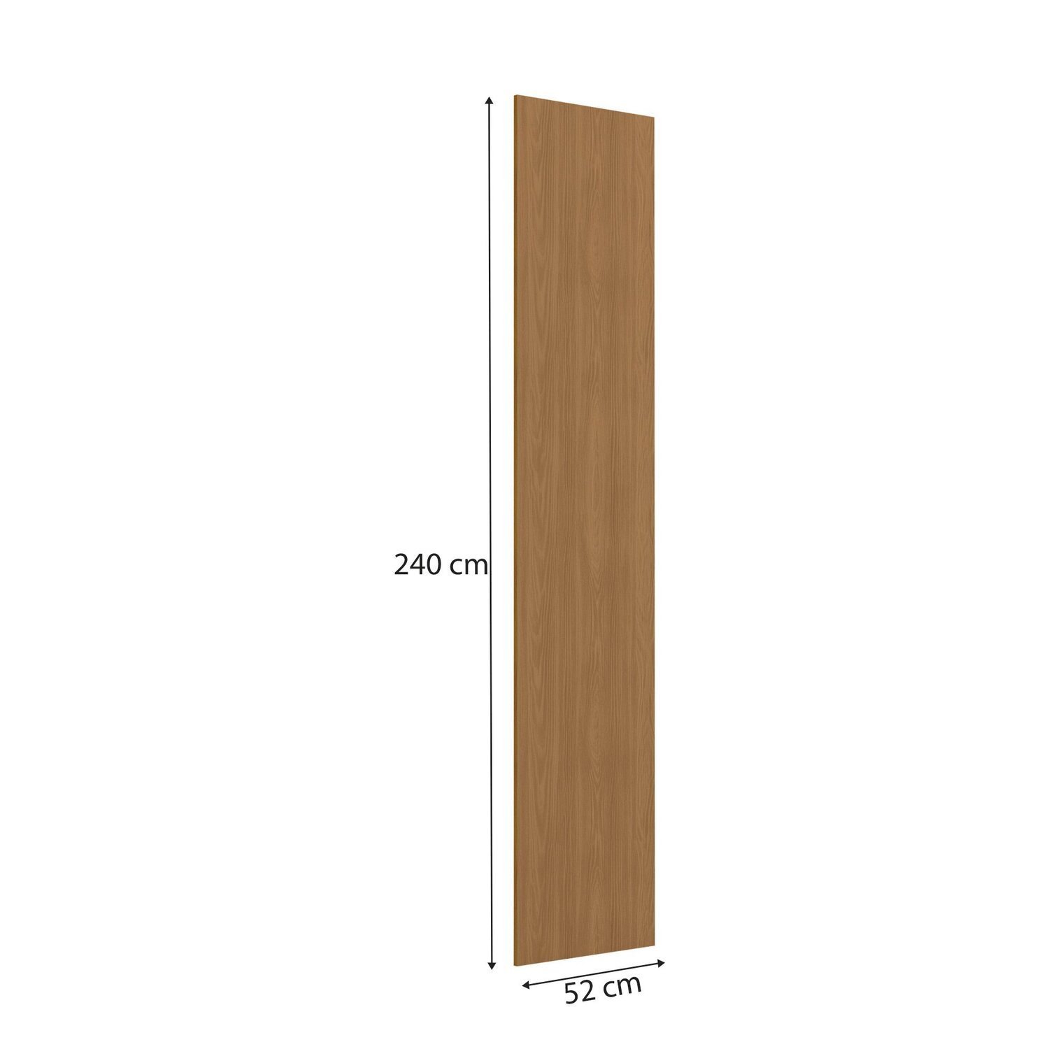 Painel de Acabamento de Madeira 2,40m X 52cm - 2