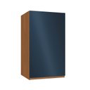 Ver imagem 1 de Armário Aéreo 1 Porta 40cm Ciela Azul/Canela