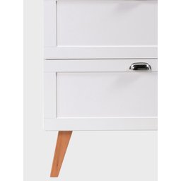 Gabinete para Banheiro com Cuba 80cm Retro Mdf Milano - On Móveis Cor:branco - 7