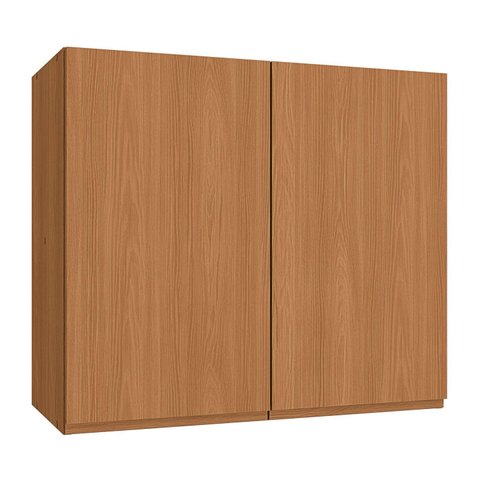 Armário Aéreo 2 Portas 80cm Ciela Marrom/Canela