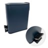 Lixeira Retangular com Pedal Slim 5 Litros Azul Marinho - 2