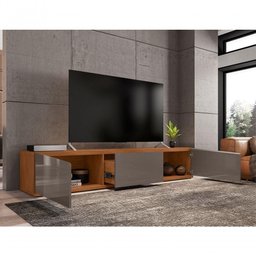 Rack para Tv Lille Cinza Perola Noce - 5