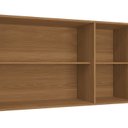 Ver imagem 3 de Armário Aéreo 3 Portas 120cm Ciela Azul/Canela