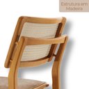 Ver imagem 5 de Conjunto com 2 Banquetas em Madeira Eloa Premium Bege/Milano/Imbuia Marrom