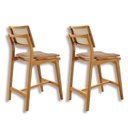 Ver imagem 3 de Conjunto com 2 Banquetas em Madeira Eloa Premium