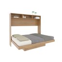 Ver imagem 1 de Cama Dobrável Ccm8043 Amêndoa - Tecno Mobili
