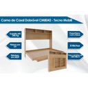 Ver imagem 2 de Cama Dobrável Ccm8043 Amêndoa - Tecno Mobili