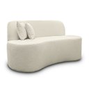 Ver imagem 4 de Sofá Curvo 2 Lugares Feijão Forma Orgânica Bouclé Maranata