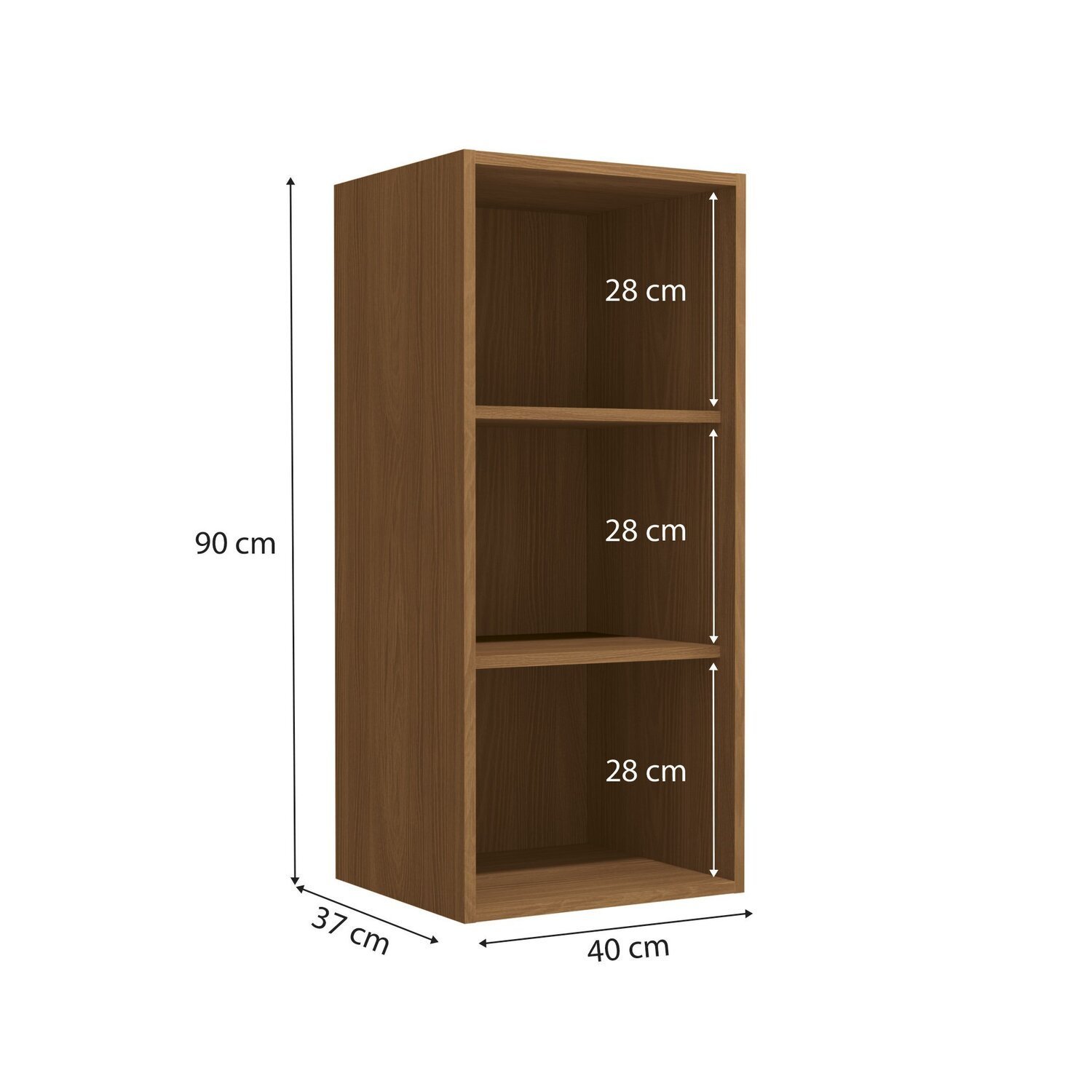 Armário Aéreo 1 Porta 40cm Maxxi | MadeiraMadeira