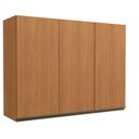Ver imagem 1 de Armário Aéreo 3 Portas 120cm Maxxi Marrom/Canela
