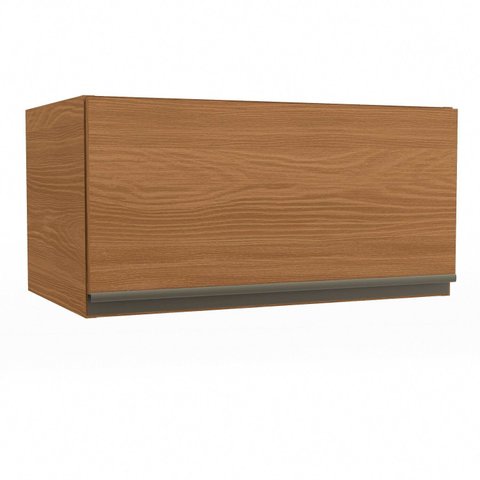 Armário Aéreo Basculante 60cm Maxxi Marrom/Canela