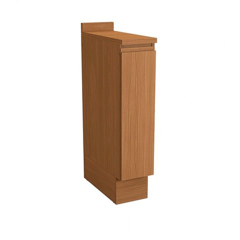 Balcão Porta Condimentos 1 Porta com Tampo 20cm Ciela Marrom/Canela