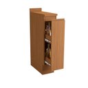Ver imagem 3 de Balcão Porta Condimentos 1 Porta com Tampo 20cm Ciela Marrom/Canela