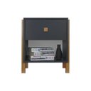 Ver imagem 2 de Mesa de Cabeceira Evo Preta 1 Gaveta