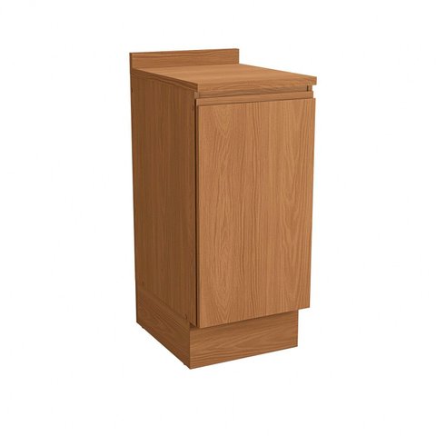 Balcão para Cozinha 1 Porta 40cm com Tampo Ciela Marrom/Canela