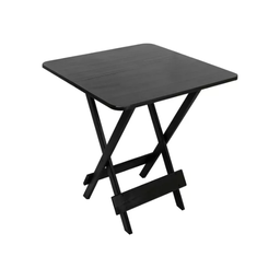 Mesa 70x70 Pinus com 4 Cadeias Cor Preto - 4