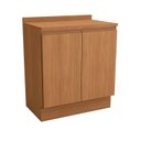 Ver imagem 1 de Balcão para Cozinha 2 Portas 80cm com Tampo Ciela Marrom/Canela