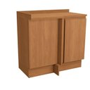 Ver imagem 1 de Balcão de Canto 1 Porta 98cm com Tampo Ciela Marrom/Canela