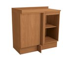 Ver imagem 3 de Balcão de Canto 1 Porta 98cm com Tampo Ciela Marrom/Canela