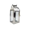 Lanterna Decorativa Marroquina Prata Inox 25x10cm P - 1