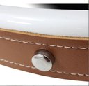 Ver imagem 2 de Espelho Redondo Adnet Iluminado Led Touch Alça 60cm Luxo - Branco Alça Caramelo Led Frio