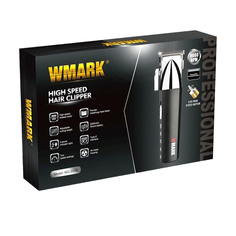 Maquina de Cortar Cabelo Wmark Ng 2039 Display de Bateria - 6