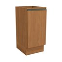 Ver imagem 1 de Balcão de Cozinha 400mm 1 Porta de Madeira Marrom/Canela