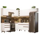 Ver imagem 3 de Armário de Cozinha Completa de Canto 462cm Branco Reims Madesa 03