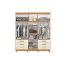 Ver imagem 3 de Guarda Roupa Triton Plus 11 Portas e 6 Gavetas - Cinamomo Off White - Albatroz