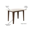 Ver imagem 7 de Conjunto Sala de Jantar Retangular Mesa Kate 120cm e 04 Cadeiras Josi Poliman Móveis