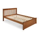 Ver imagem 2 de Cama Casal Inglesa com Peseira Fechada em Madeira Maciça Mv Outlet Mel