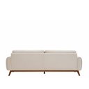 Ver imagem 5 de Sofá Clean 3 Lugares 230cm Bouclé Off White - Sallar Home