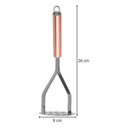 Amassador de Batata em Inox com Cabo Rose Gold 26cm - Wp Connect Esmagador Amassador de Batatas em I - 4