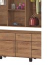 Ver imagem 3 de Roupeiro / Guarda Roupas Gav Triplex 5 Portas com Espelho Central + 6 Gavetas Puxadores em Madeira C