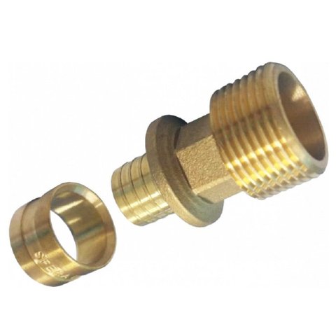 Conector Fixa Macho Longa Pex Água 20x3/4"kit C/ 50-emmeti