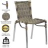 Cadeira Fortaleza em Alumínio e Fibra Sintética Cozinha, Edícula Trama Original - 5