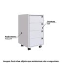 Ver imagem 7 de Kit 2 Gaveteiros 4 Gavetas Office Branco