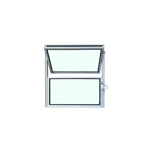 Vitro Basculante 40x40 Alumínio Branco