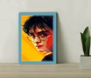 Ver imagem 1 de Quadro Decorativo Harry Potter Suspence + Vidro 33x25 Sala:azul