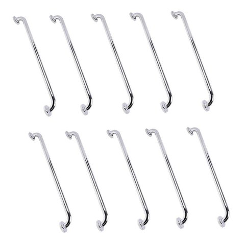 Alça Apoio 70cm Barra Suporte Kit 10 Uni Anti Queda Idoso Gestante Cadeirante Deficiente Banheiro