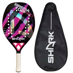 Raquete Beach Tennis Shark Predator Andre Baran c/ capa 20mm - 1
