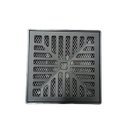 Ver imagem 4 de Ralo Aluminio Preto Fosco 20x20 Coletor 4 Polegadas Tela